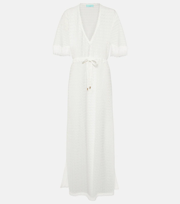  Melissa Odabash Melissa Odabash Phoebe Fringed Kaftan 