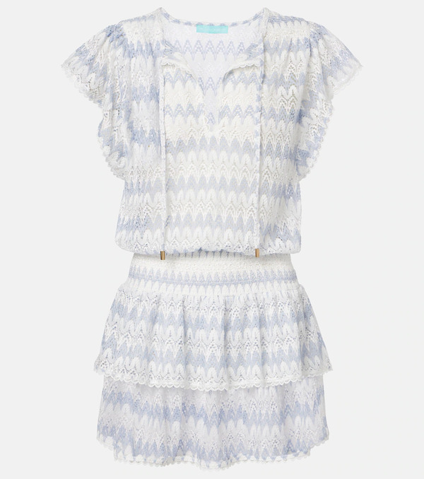  Melissa Odabash Melissa Odabash Remi Tiered Minidress 