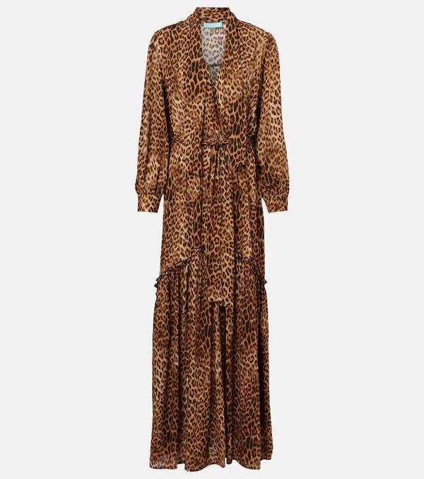  Melissa Odabash Melissa Odabash Skylar Leopard-print Maxi Dress 