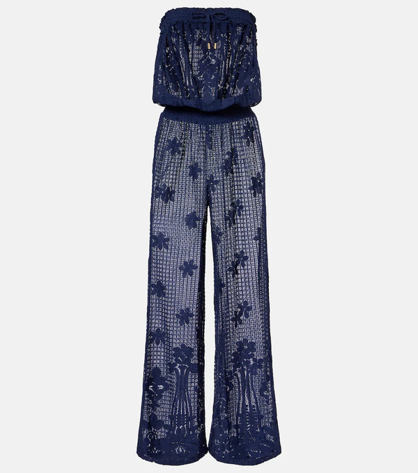  Melissa Odabash Melissa Odabash Viv Hs Cotton-blend Lace Romper 