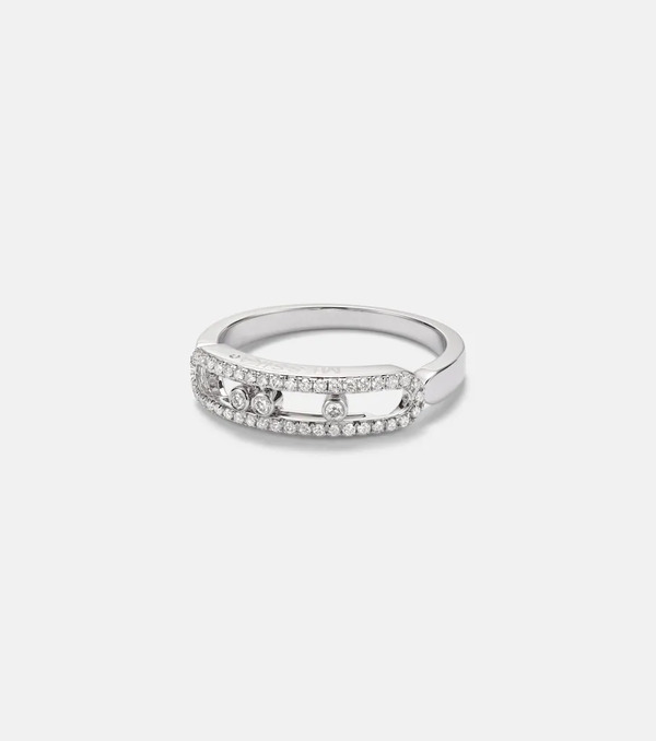  Messika Messika Baby Move 18kt White Gold Ring With Diamonds 