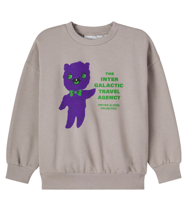  Mini Rodini Mini Rodini Alien Cotton Jersey Sweatshirt 