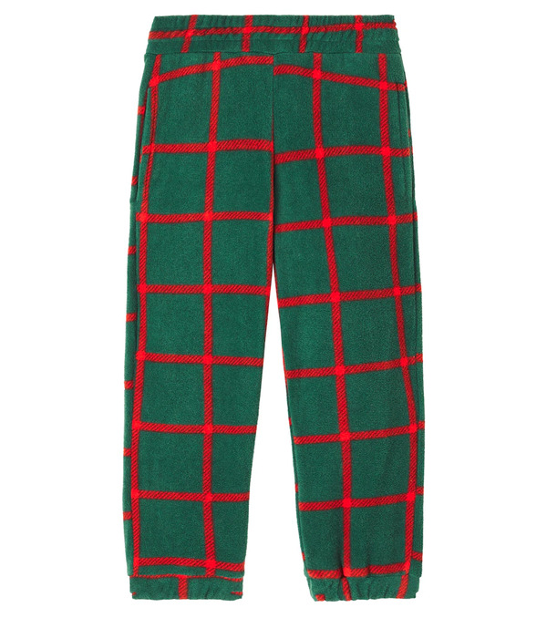  Mini Rodini Mini Rodini Checked Fleece Sweatpants 