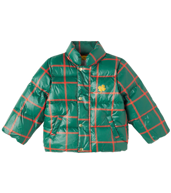  Mini Rodini Mini Rodini Clover Checked Puffer Jacket 
