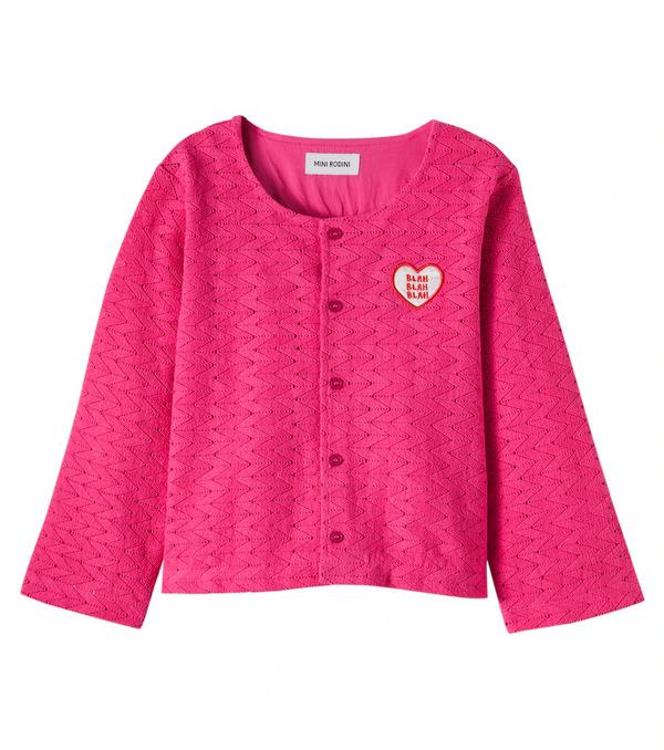  Mini Rodini Mini Rodini Crochet Cotton Cardigan 