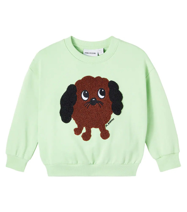  Mini Rodini Mini Rodini Doggie Cotton Sweatshirt 