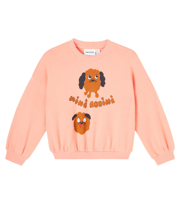 Mini Rodini Mini Rodini Doggies Printed Cotton Sweatshirt 