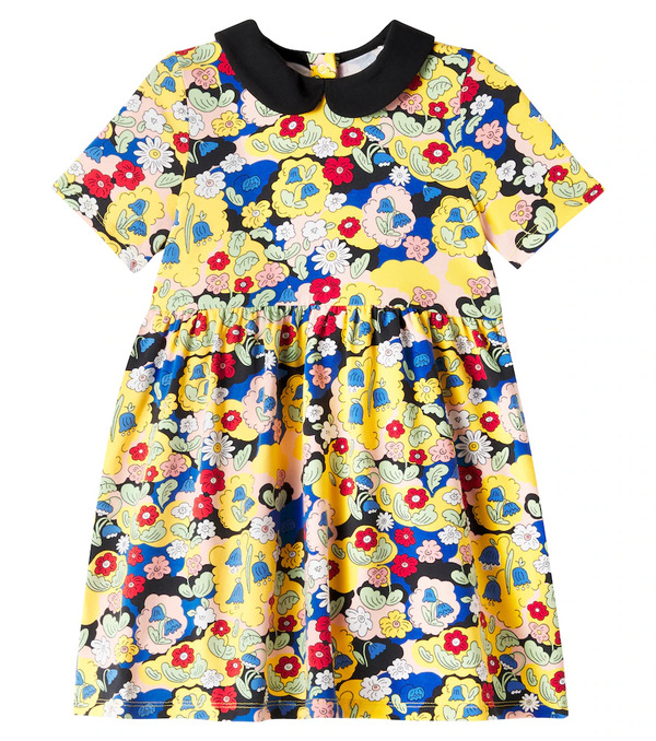  Mini Rodini Mini Rodini Floral Cotton-blend Dress 