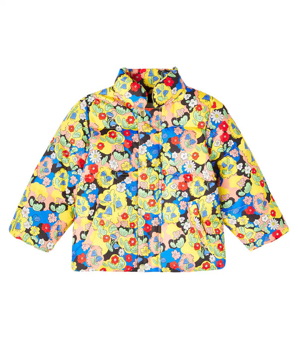  Mini Rodini Mini Rodini Floral Printed Puffer Jacket 