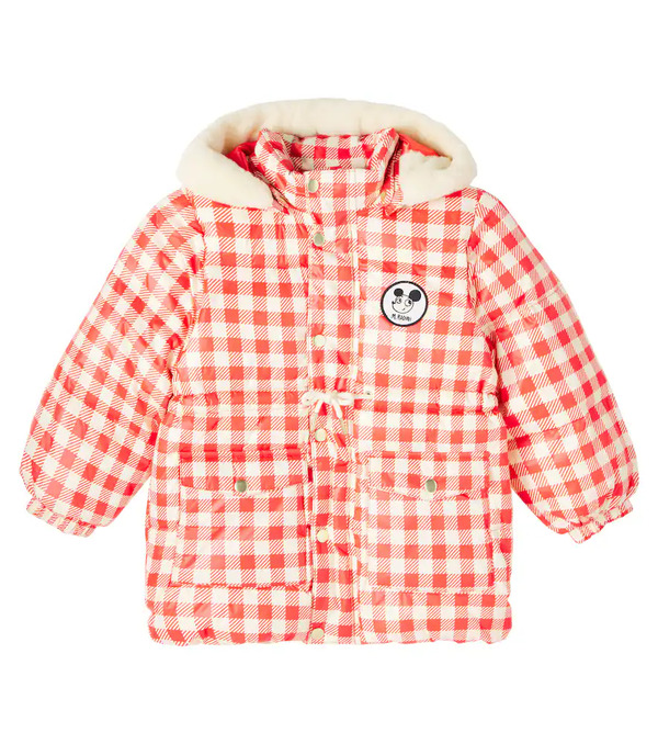  Mini Rodini Mini Rodini Gingham Puffer Jacket 