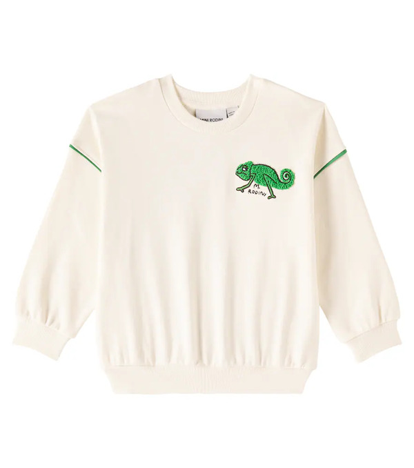  Mini Rodini Mini Rodini Lizard Cotton Jersey Sweatshirt 