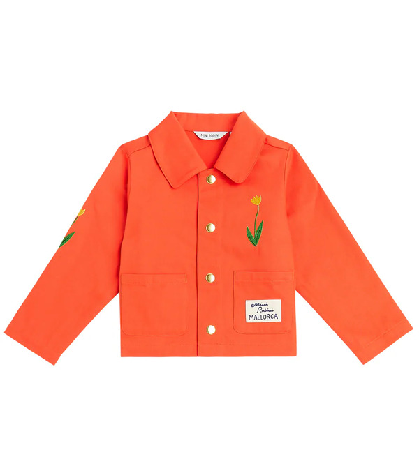  Mini Rodini Mini Rodini Mallorca Embroidered Cotton Jacket 