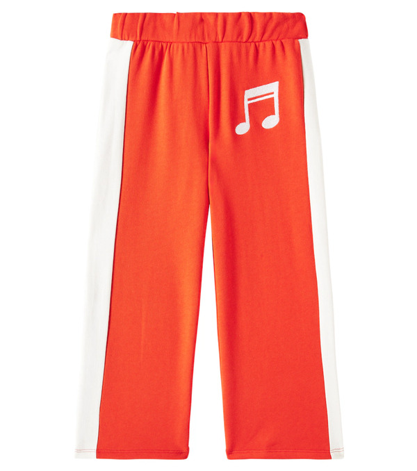  Mini Rodini Mini Rodini Note Cotton Jersey Sweatpants 