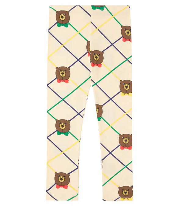  Mini Rodini Mini Rodini Printed Cotton-blend Jersey Leggings 