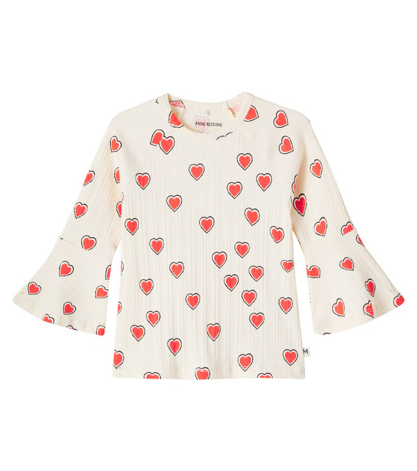  Mini Rodini Mini Rodini Printed Cotton-blend Top 
