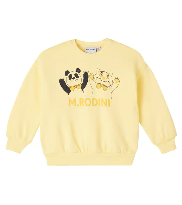  Mini Rodini Mini Rodini Printed Cotton Sweatshirt 