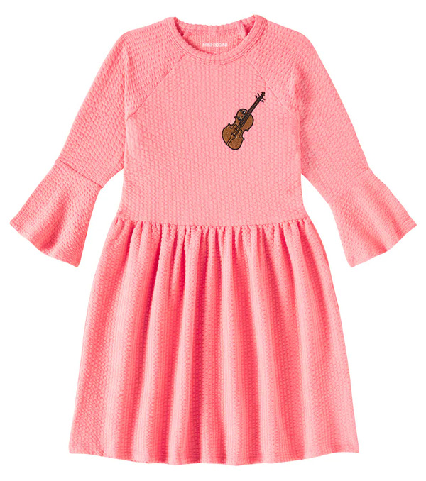  Mini Rodini Mini Rodini Violin Embroidered Dress 