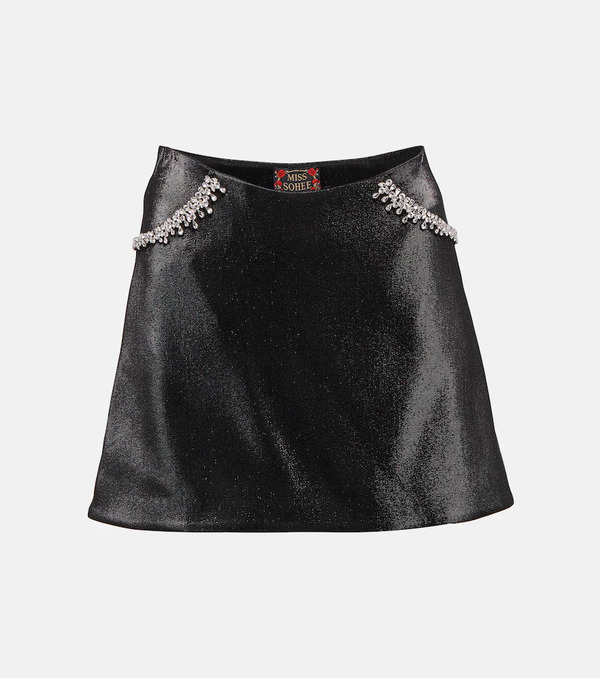  Miss Sohee Miss Sohee Embellished Miniskirt 