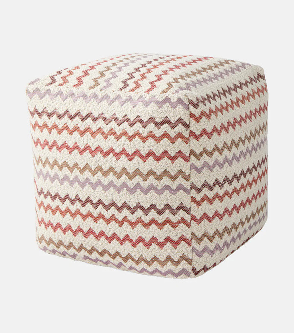  Missoni Missoni Capri Zigzag Boucle Pouf 