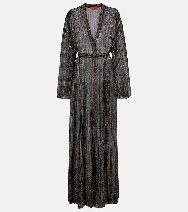  Missoni Missoni Chevron Lame Cardigan 
