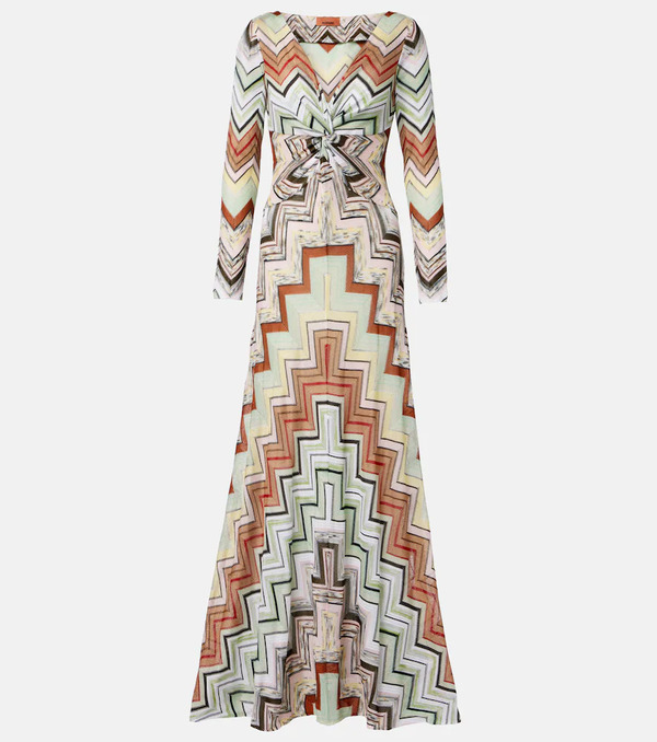  Missoni Missoni Chevron Maxi Dress 