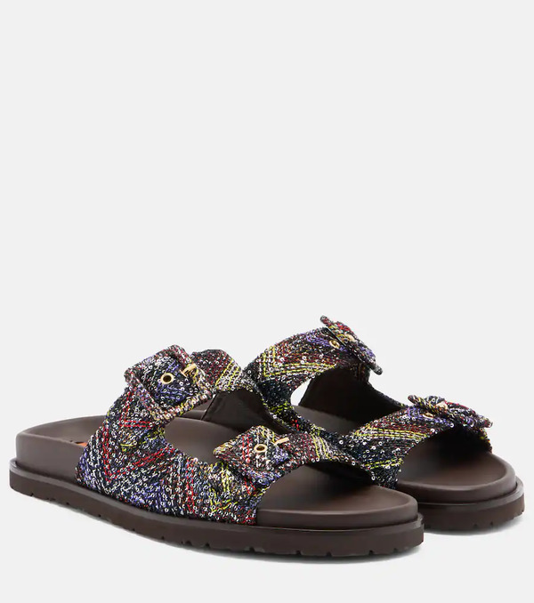  Missoni Missoni Clea Zigzag Sequined Sandals 