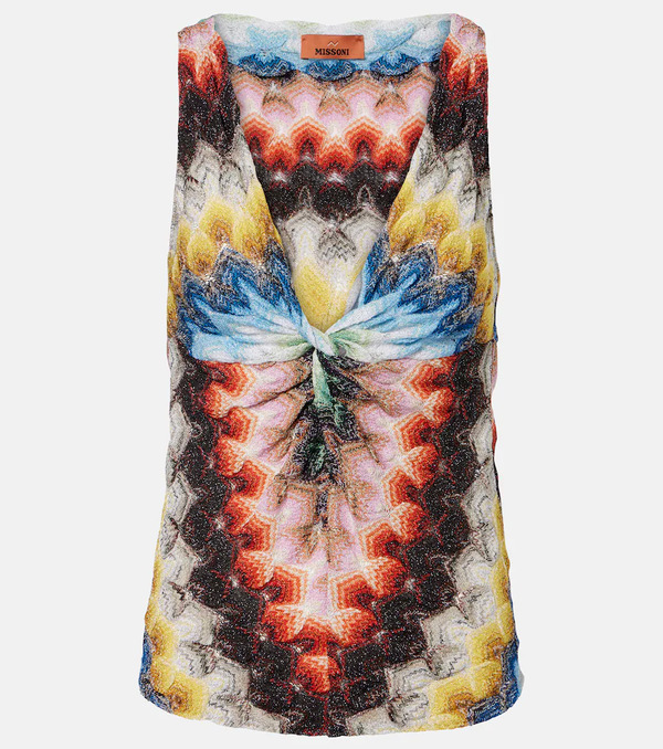  Missoni Missoni Gathered Lame Top 
