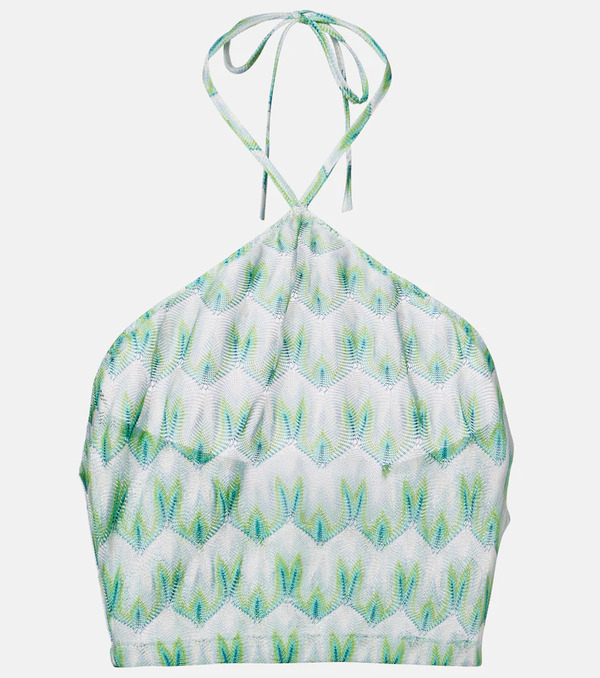  Missoni Missoni Halterneck Crop Top 