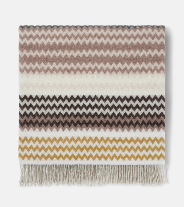 Missoni Missoni Humbert Zigzag Wool-blend Throw 