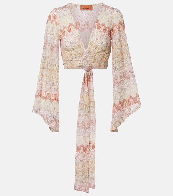  Missoni Missoni Lame Crop Top 