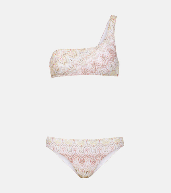  Missoni Missoni Lame One-shoulder Bikini 