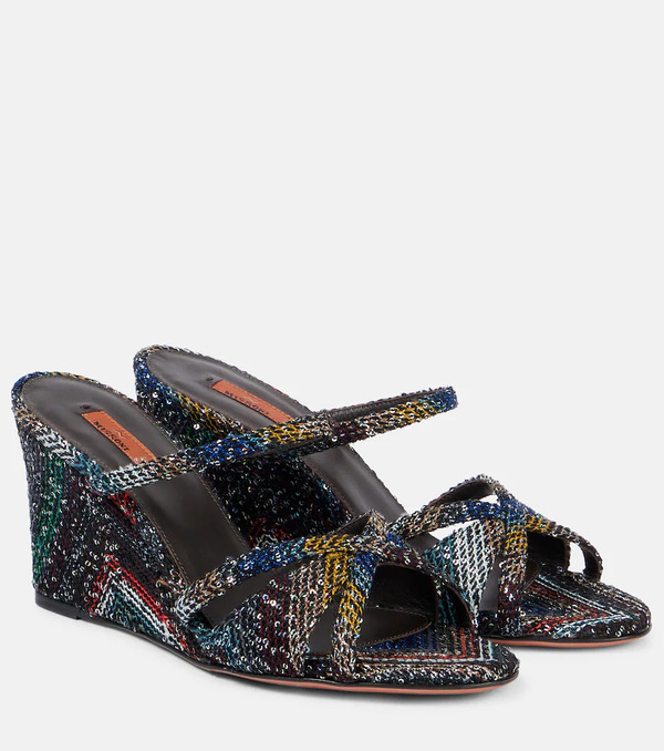  Missoni Missoni Lucy Caperdoni Sequined Wedges 