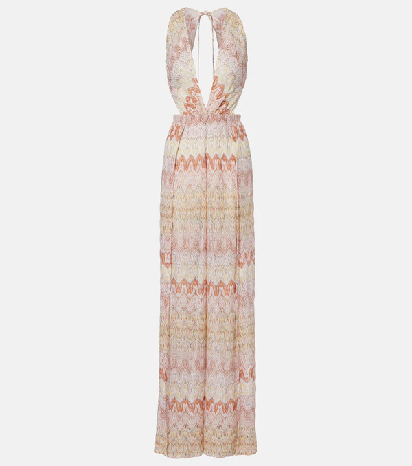  Missoni Missoni Open-back Lame Jumpsuit 
