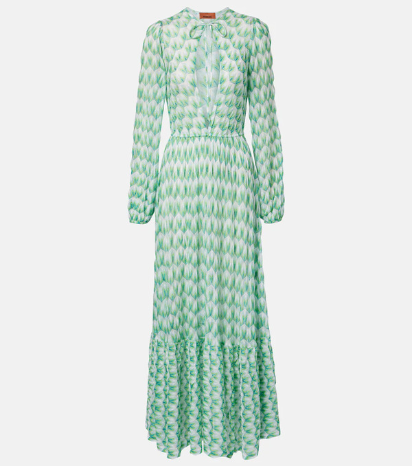  Missoni Missoni Open-knit Cutout Maxi Dress 
