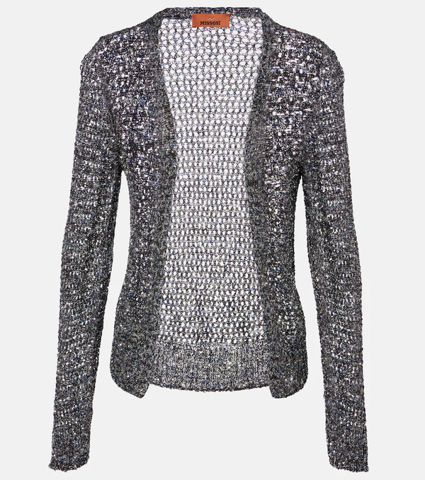  Missoni Missoni Sequined Lame Cardigan 