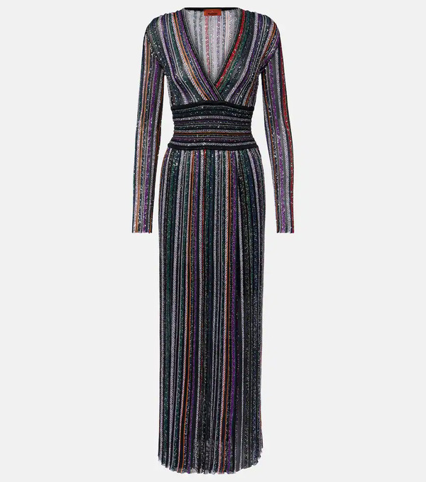  Missoni Missoni Sequined Striped Gown 