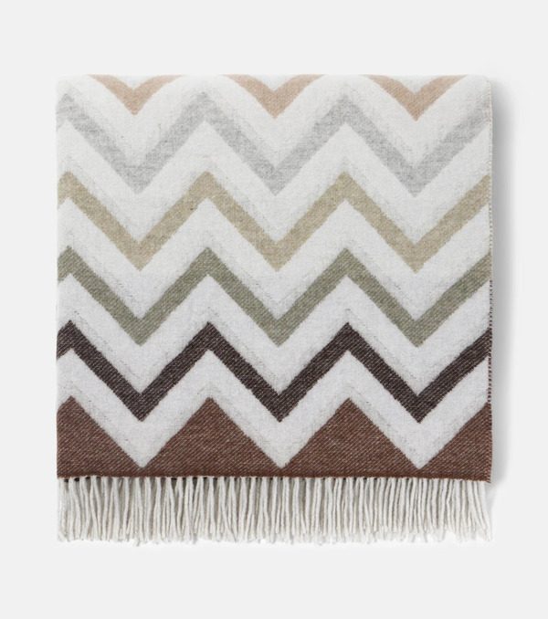  Missoni Missoni Watamu Fringed Wool-blend Throw 