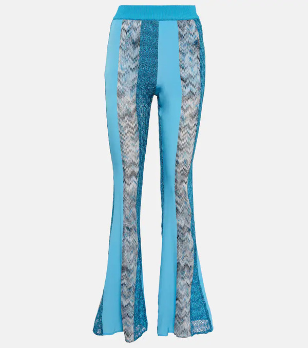  Missoni Missoni Zig-zag Knit Patchwork Pants 