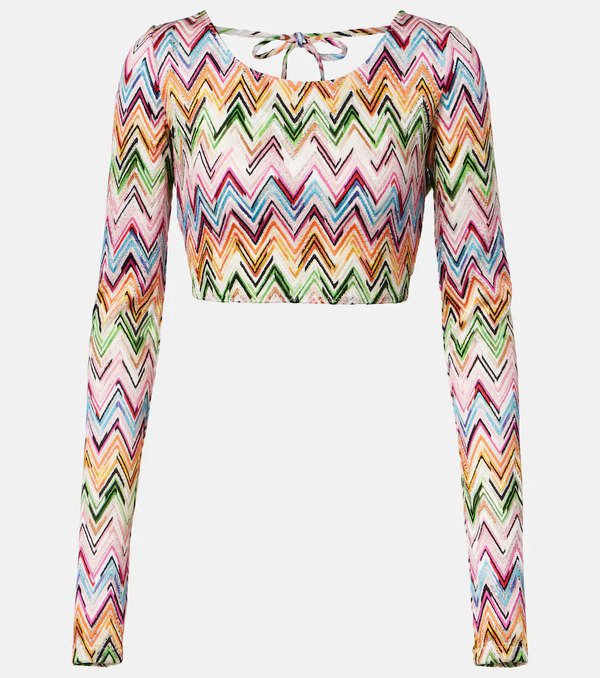  Missoni Missoni Zigzag Crop Top 