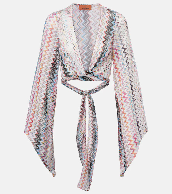  Missoni Missoni Zigzag Cropped Blouse 