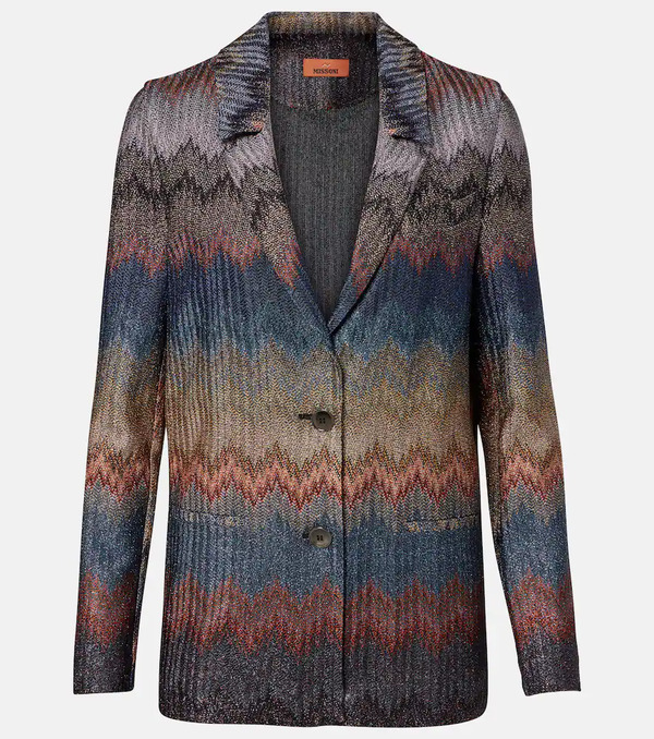  Missoni Missoni Zigzag Lame Blazer 