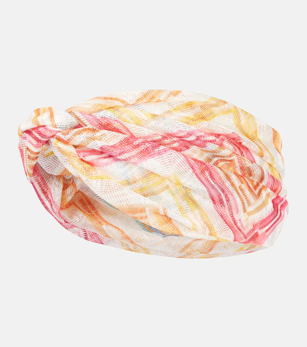  Missoni Missoni Zigzag Lame Head Wrap 