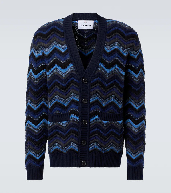  Missoni Missoni Zigzag Wool-blend Cardigan 