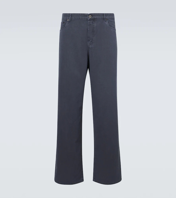  Miu Miu Miu Miu Embroidered Wide-leg Jeans 
