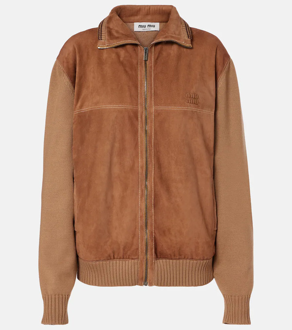  Miu Miu Miu Miu Leather Jacket 