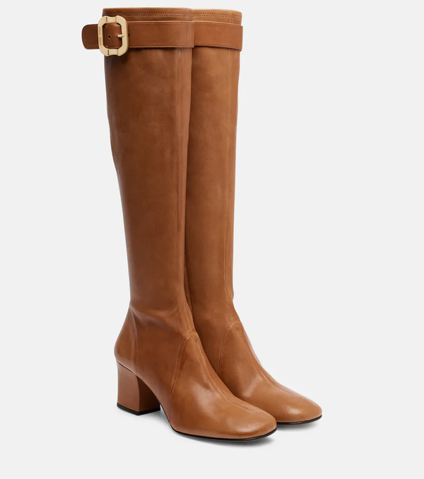  Miu Miu Miu Miu Leather Knee-high Boots 
