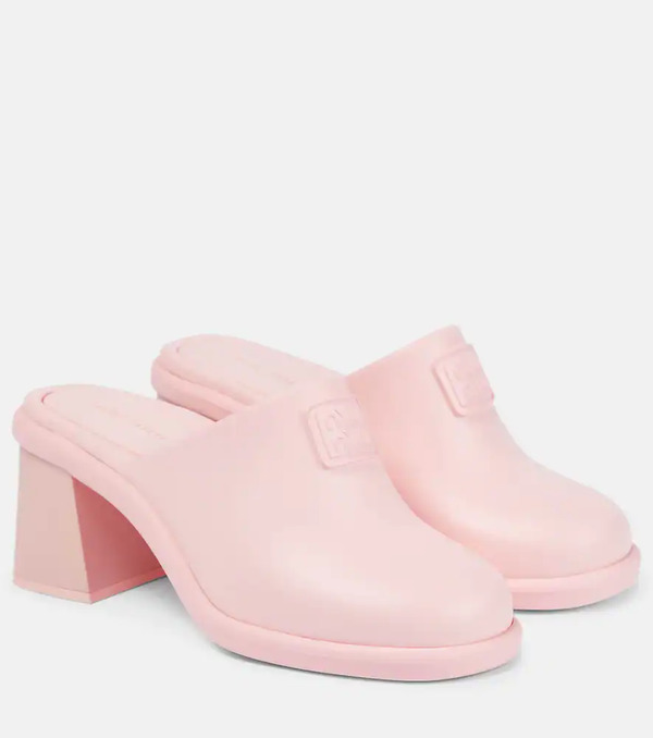  Miu Miu Miu Miu Logo Clogs 