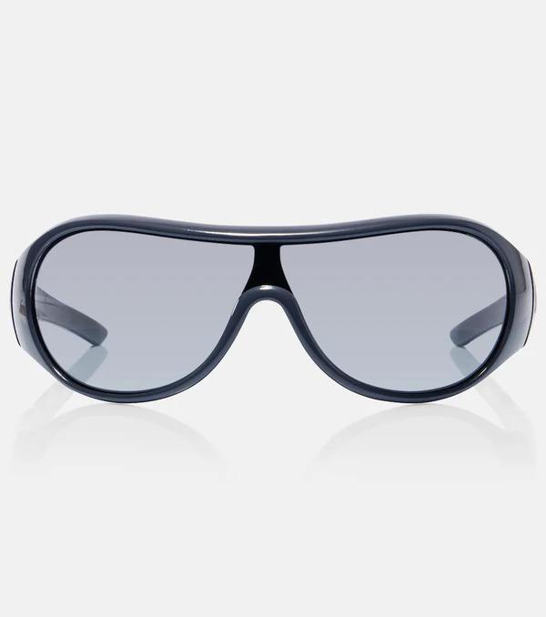  Miu Miu Miu Miu Logo Shield Sunglasses 