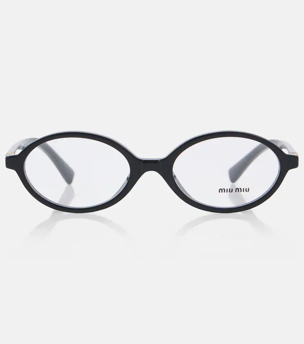  Miu Miu Miu Miu Miu Regard Oval Glasses 