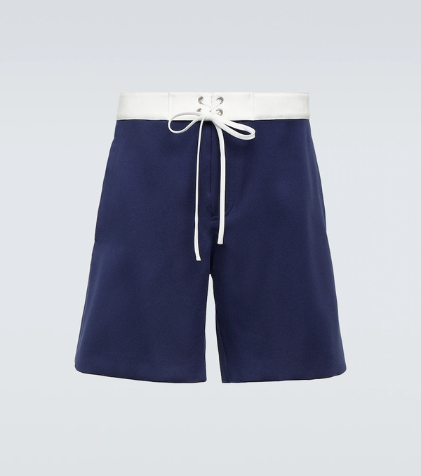  Miu Miu Miu Miu Satin Bermuda Shorts 